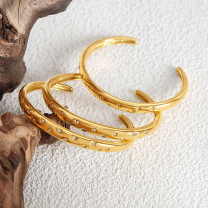 Brazalete Stella of Zirconia (18K Gold Plated)