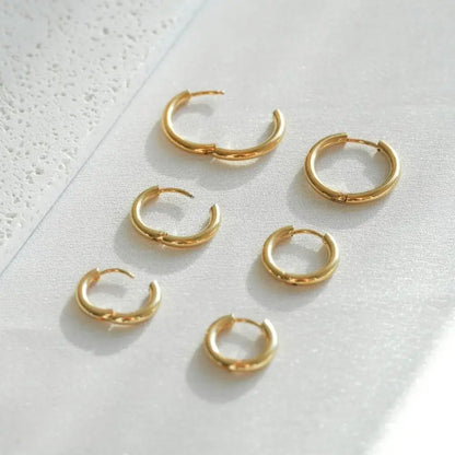 Aro Trío Earrings (Chapados in Gold 18K)