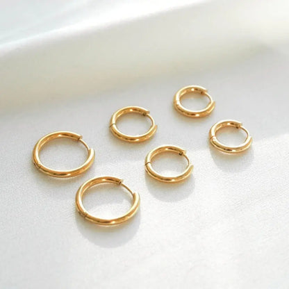 Aro Trío Earrings (Chapados in Gold 18K)