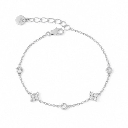 Constelación with Zirconia Bracelet (Gold Plated)