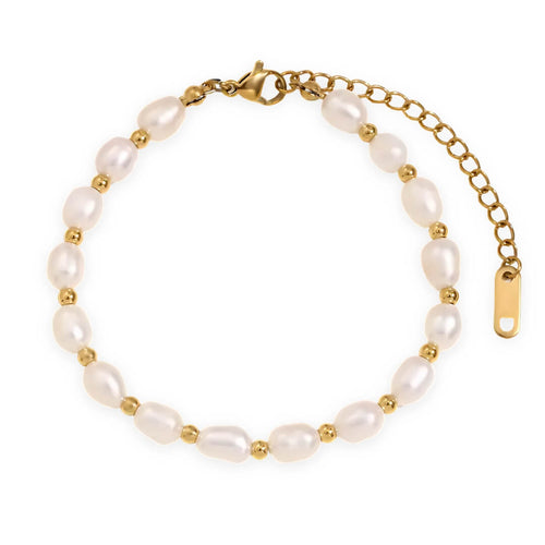Classic of Natural Pearls Bracelet (Chapada in Gold)
