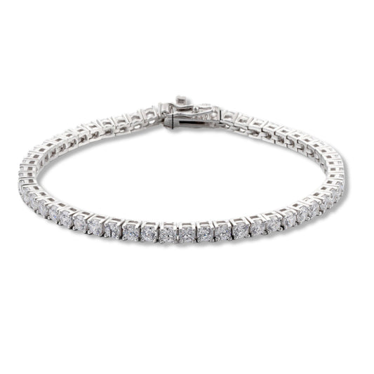 Riviera Luxury Zirconia Bracelet (Sterling Silver 925)