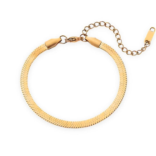 Snake Mallada Bracelet (Chapada in Gold)