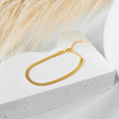 Snake Mallada Bracelet (Chapada in Gold)