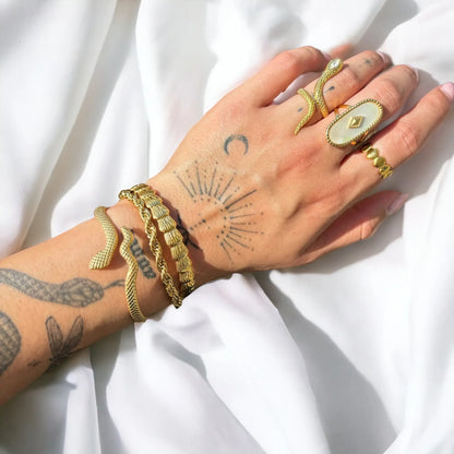 Cuerda Bracelet (Gold Plated)