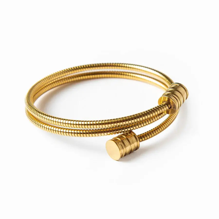 Triple Espiral Bracelet (Gold Plated)