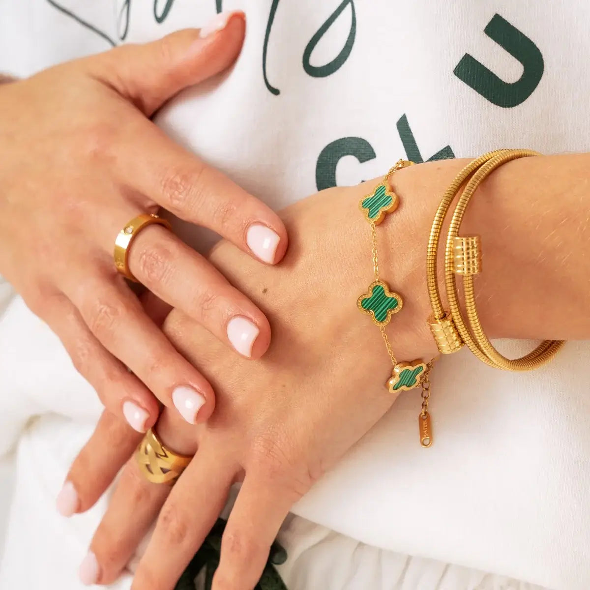 Triple Espiral Bracelet (Gold Plated)