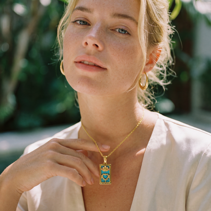 Collection Tarot - Necklaces with Pendants of the Cartas (18K Gold Plated)