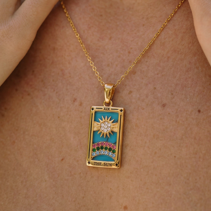 Collection Tarot - Necklaces with Pendants of the Cartas (18K Gold Plated)