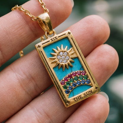 Collection Tarot - Necklaces with Pendants of the Cartas (18K Gold Plated)