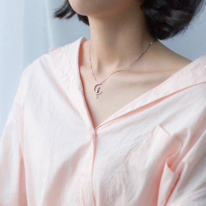Gato Luna Necklace (Sterling Silver 925)