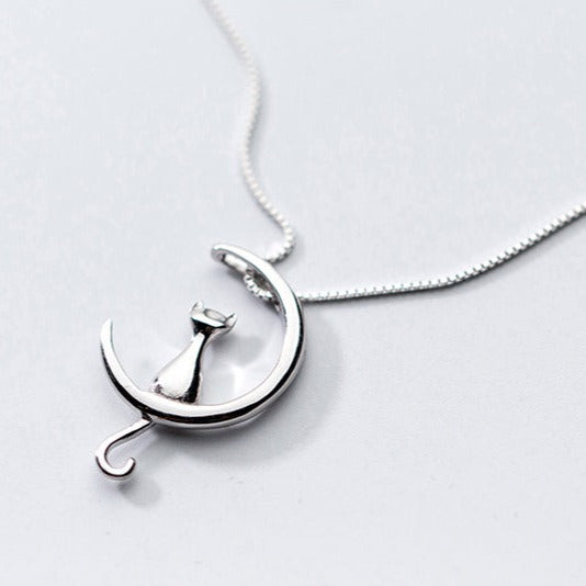 Gato Luna Necklace (Sterling Silver 925)